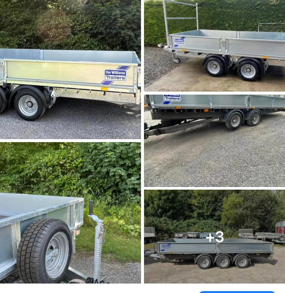 Selection of Ifor Williams Dropside Trailers - Image 1