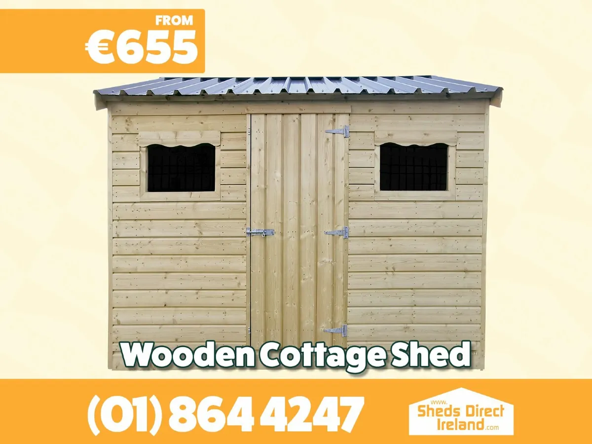 Wooden Cottage Shed - Image 1