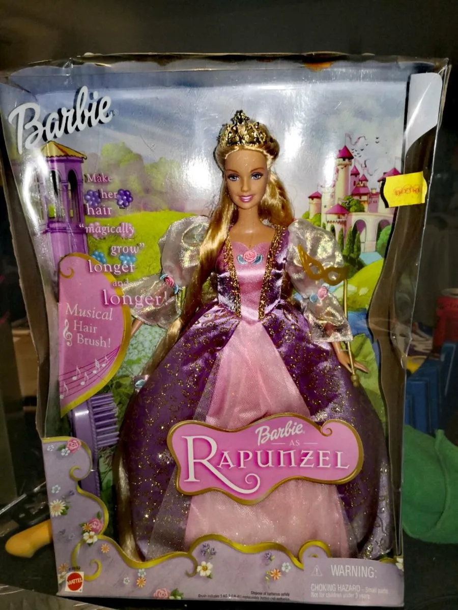 2001 Barbie Rapunzel growing hair unopened box - Image 1