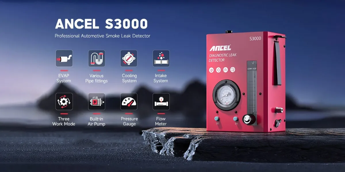 Ancel S3000 - Automotive Diagnostic Leak Detector - Image 2