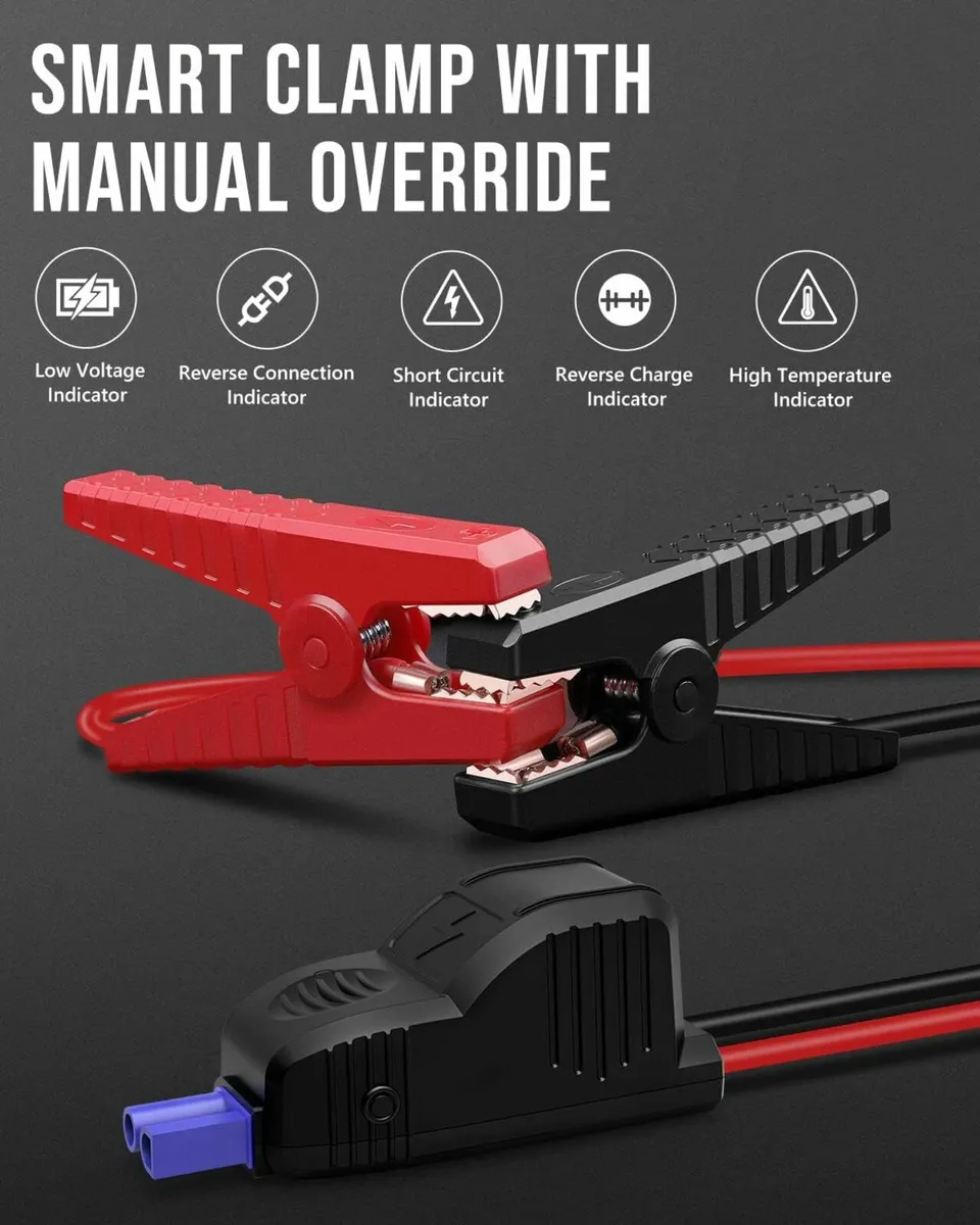 Car Jump Starter 3500A Peak 26800mAh 12V - Image 3
