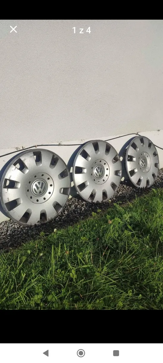 16" vw transporter steel wheel rim hubcap - Image 1