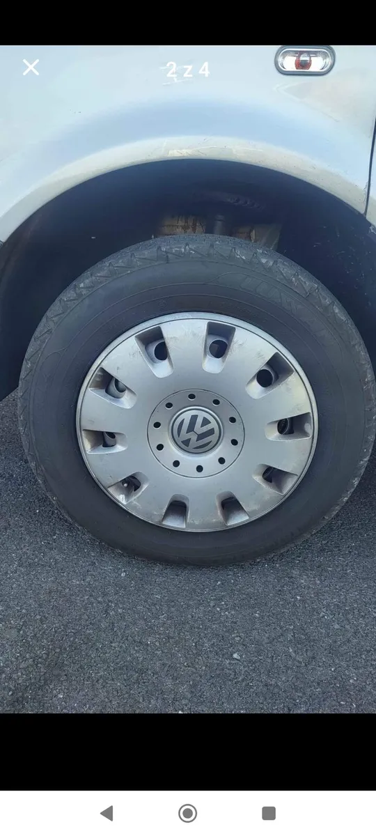 16" vw transporter steel wheel rim hubcap - Image 2