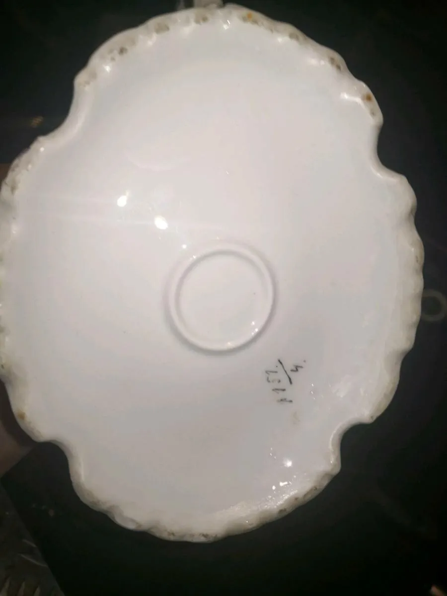 1800s rare  large porcelain teapot - Image 3