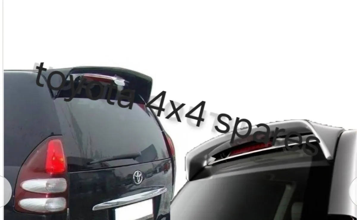 Toyota landcruiser 03 to 10 rear spoiler