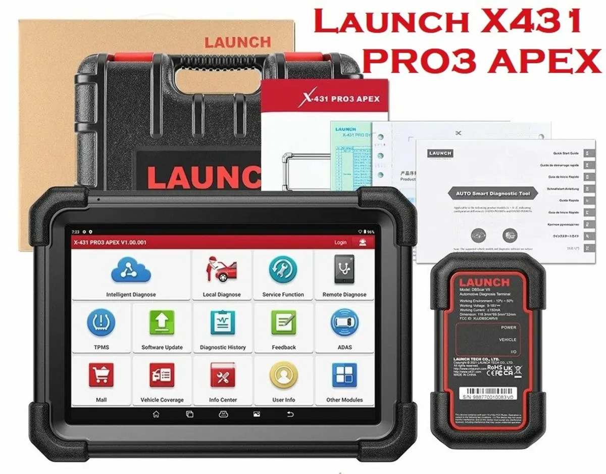 Launch X431 PRO3 APEX 10" Diagnostic Machine - Image 3
