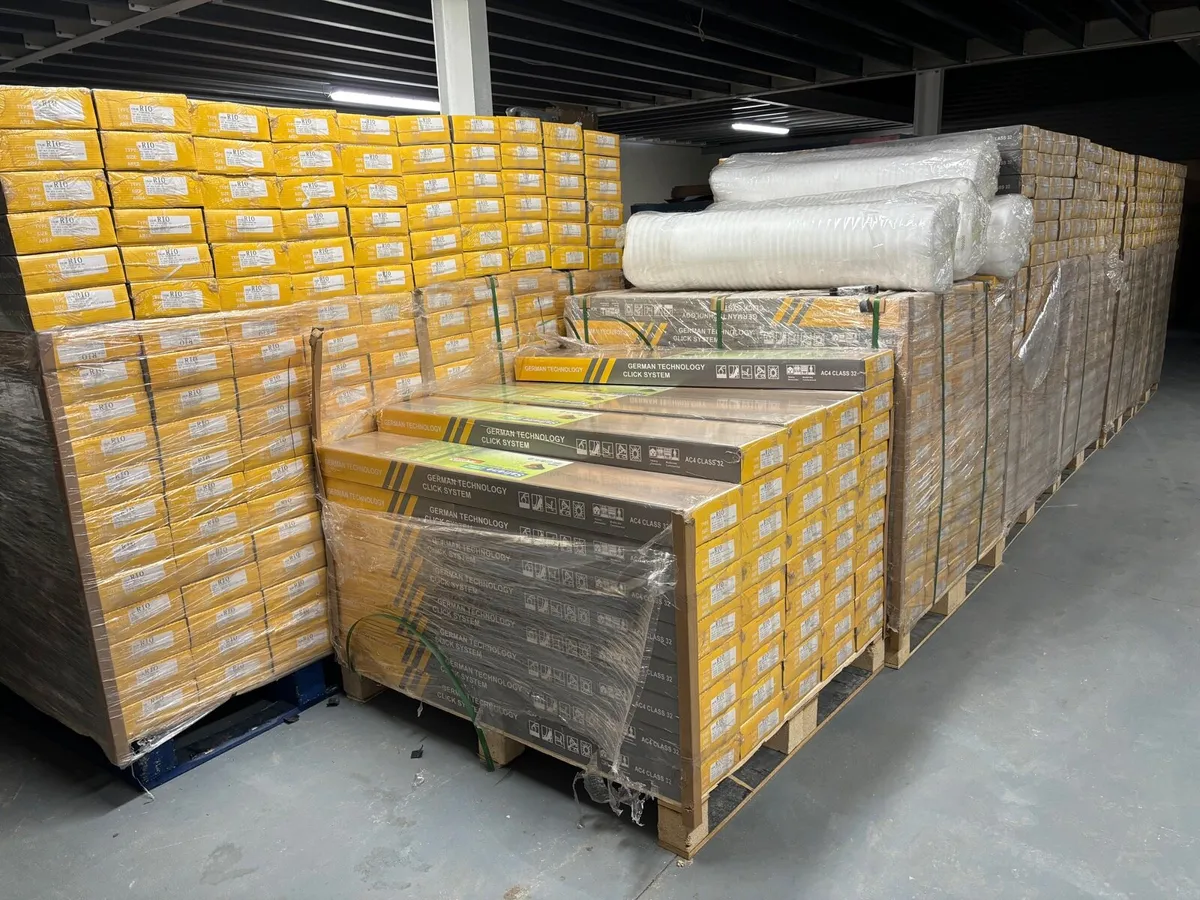 New 8mm Beige Laminated Flooring - Image 2