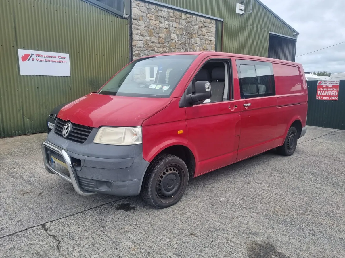 2007 Volkswagen t5 1.9 crew cab for dismantling - Image 1
