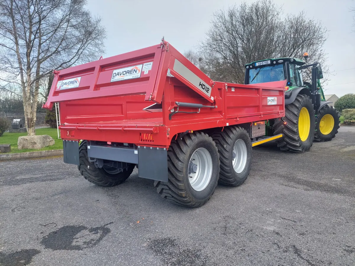 16ft x 8ft Multipurpose dropside tipper - Image 1
