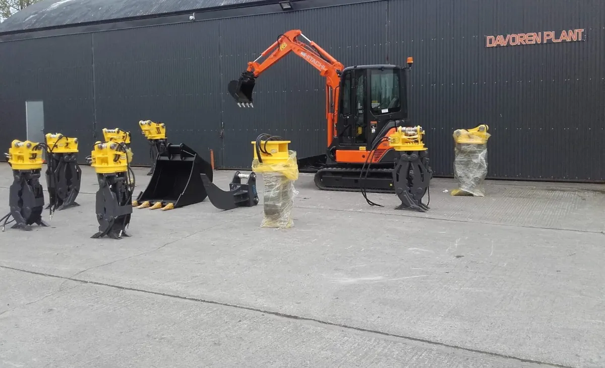 All attachments, grabs, buckets, shears etc - Image 1