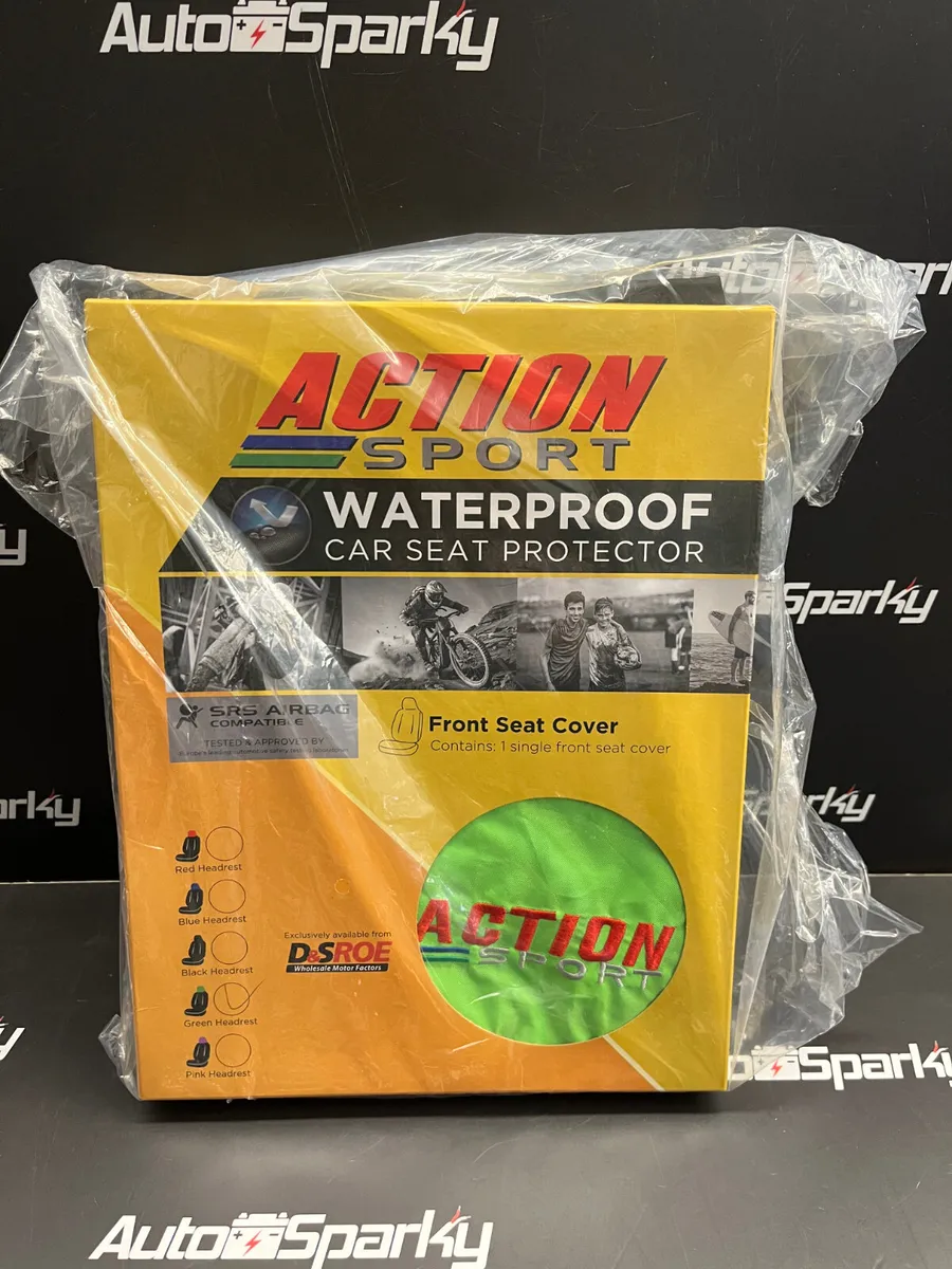 Twin Pack Action Sport Seat Covers !! Pink Green!! - Image 2