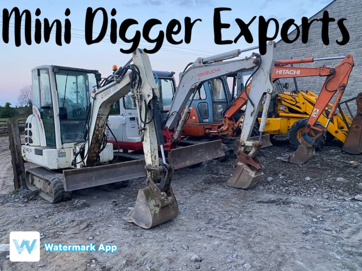 Mini diggers - Image 1