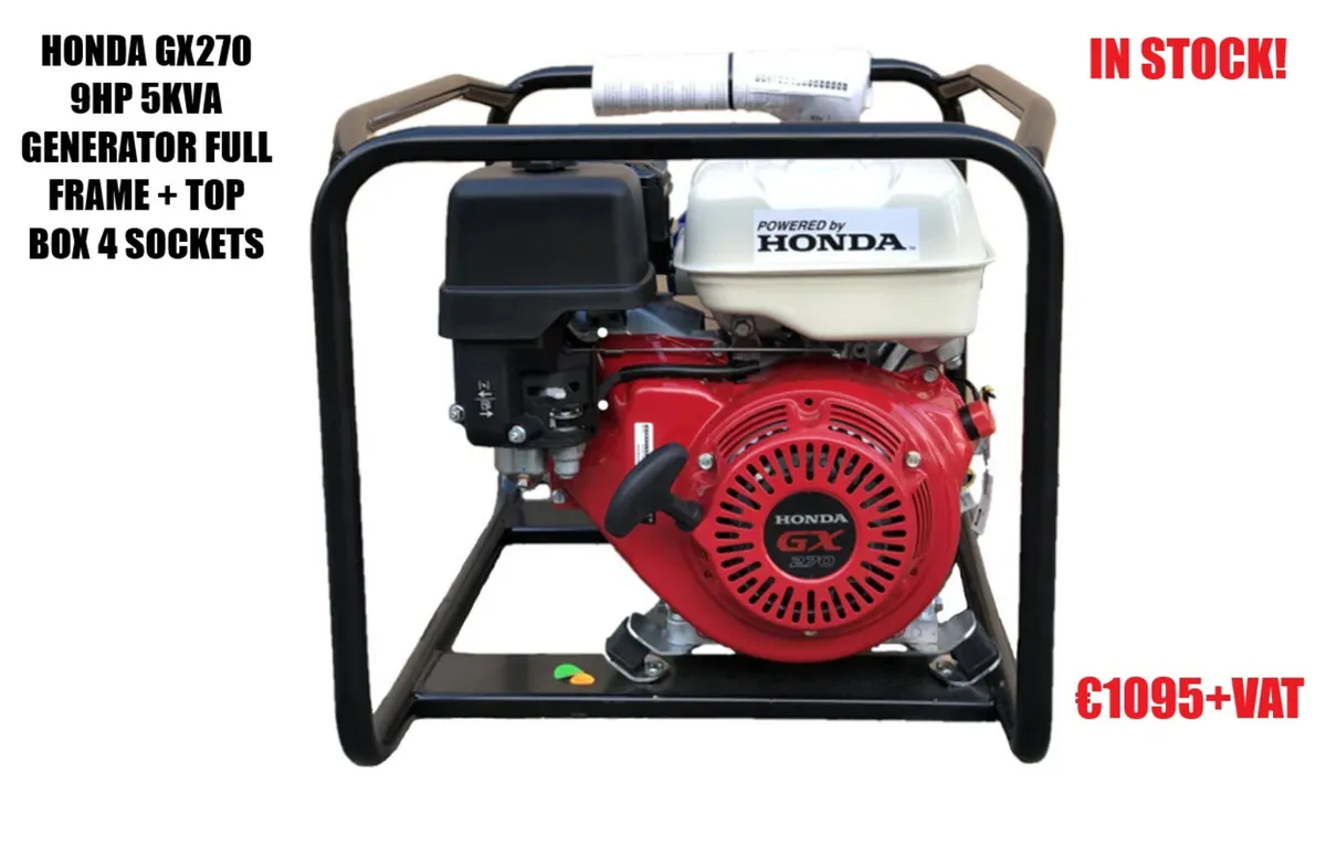 Honda and Yanmar Generator at Toolman.ie - Image 4