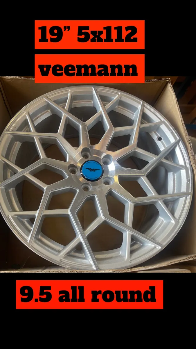 19” veemann alloys 9.5 concave 5x112
