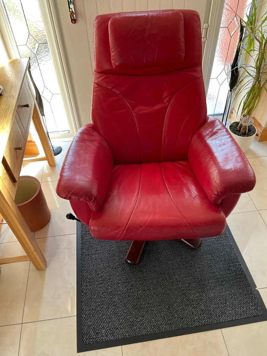 Leather armchair - Image 1