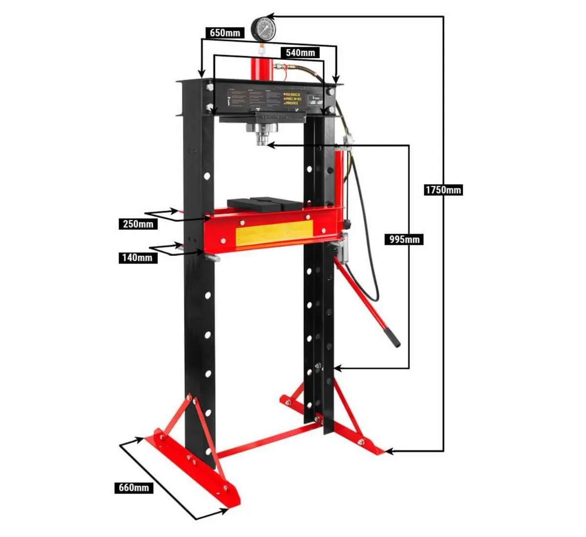 Hydraulic  Workshop Press  30 Ton - Image 4
