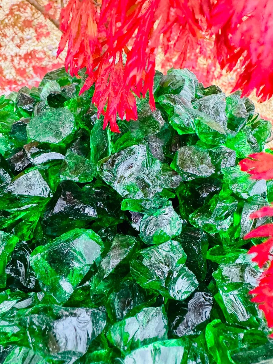 Decorative stone plum slate cobbles pebbles rocks - Image 3