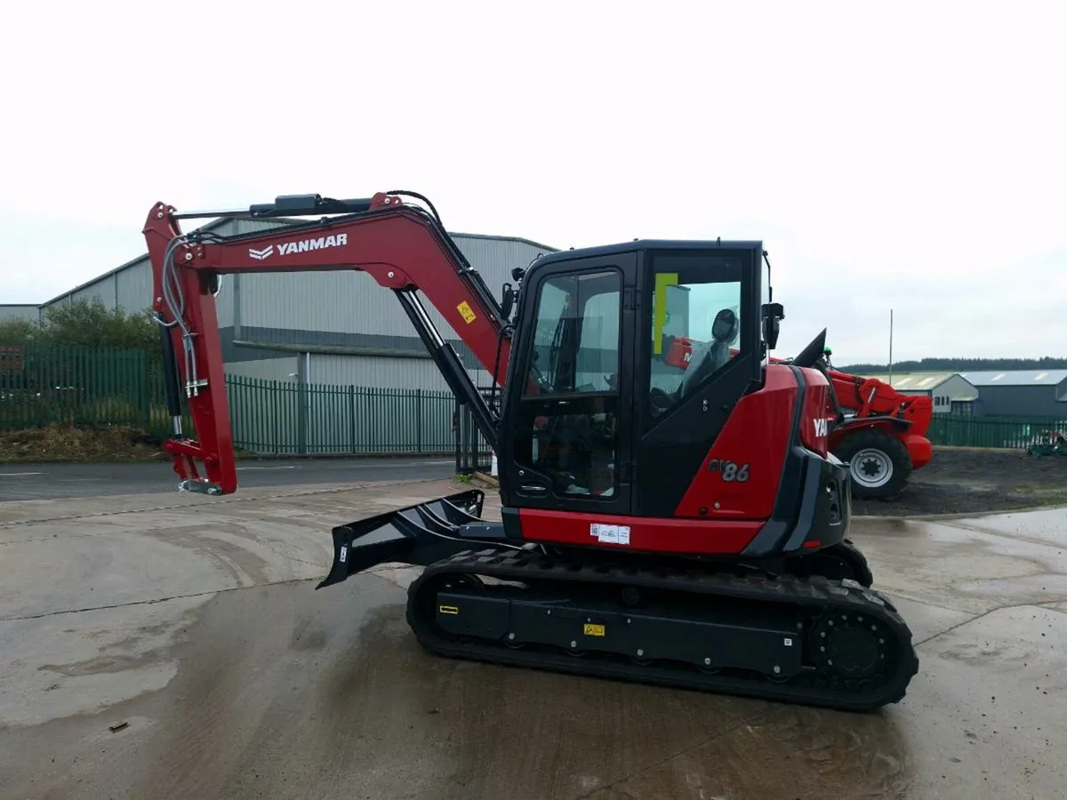 Brand New 2026 Yanmar SV86 Compact Excavator! - Image 2