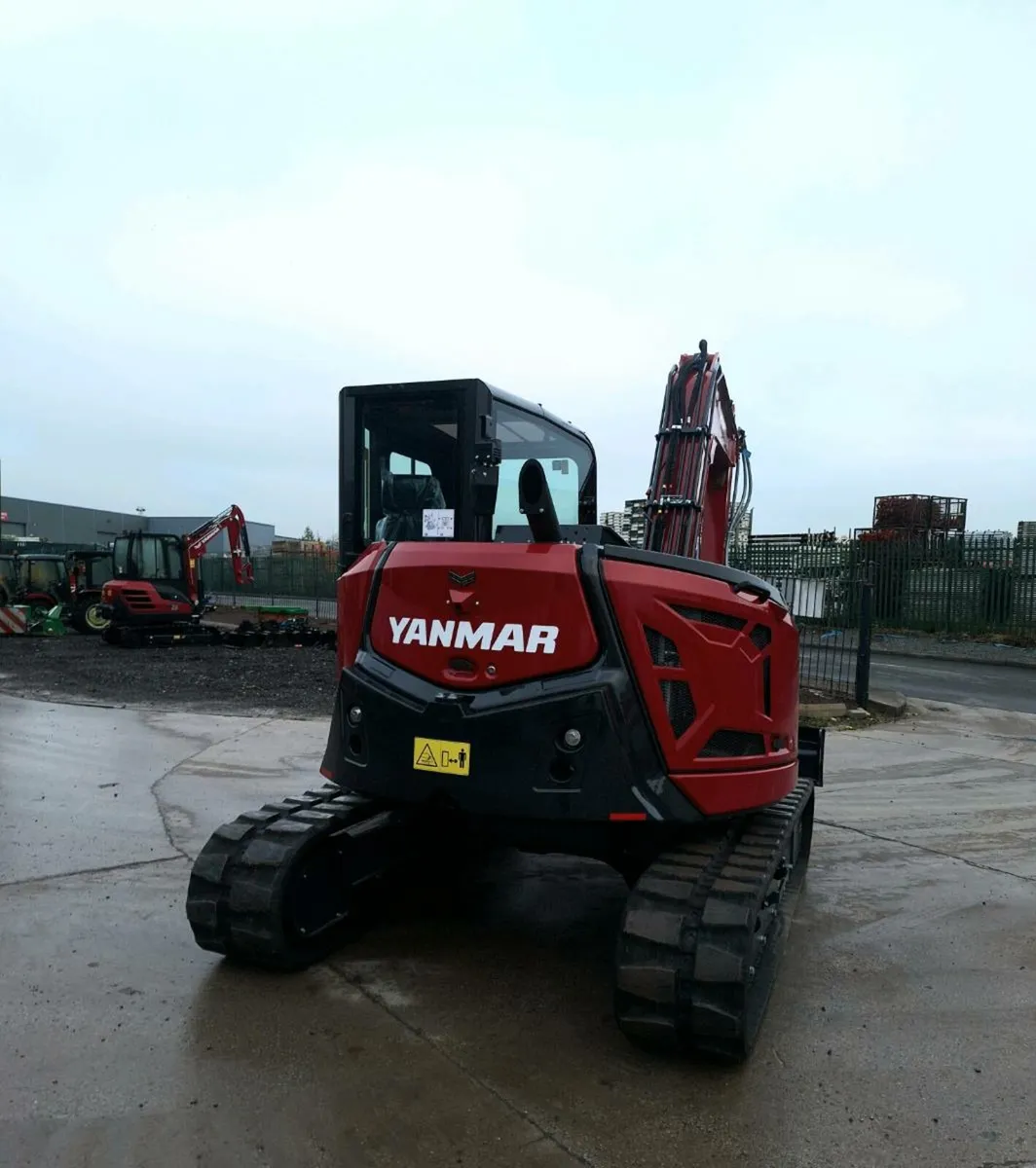 Brand New 2026 Yanmar SV86 Compact Excavator! - Image 3