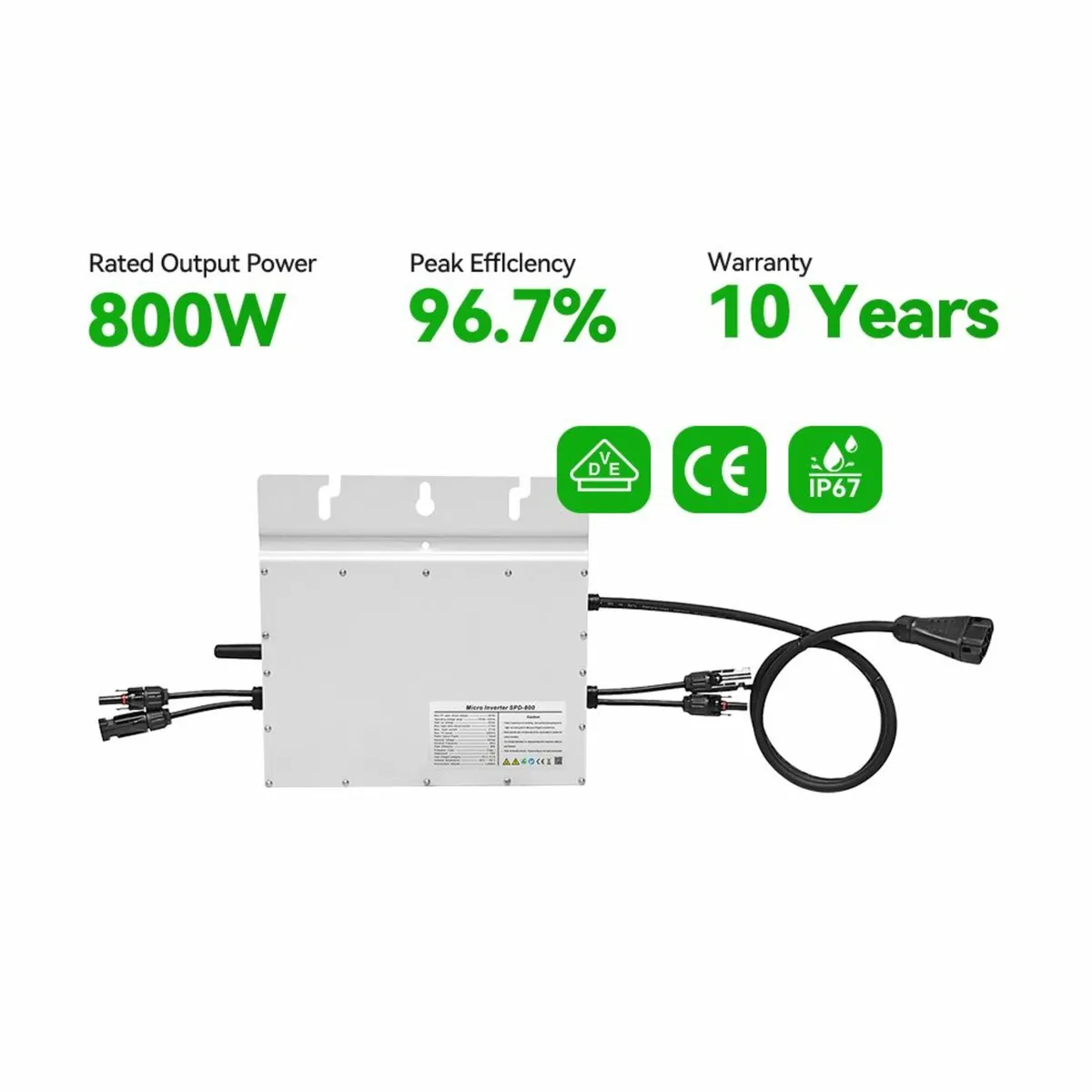 SPD second generation 800w micro inverter - Image 1