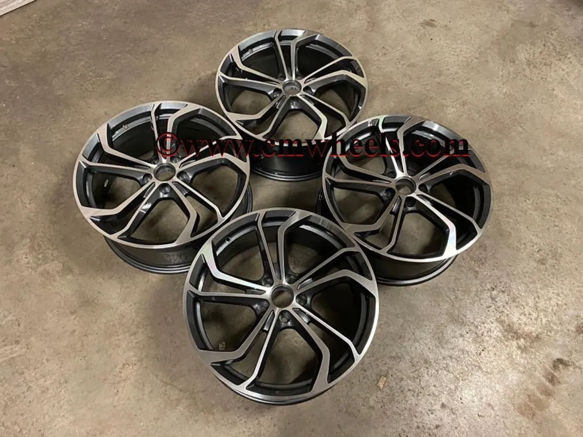 18 19″ Inch VW Golf Reifnitz Style Alloys A3 5X112 - Image 3
