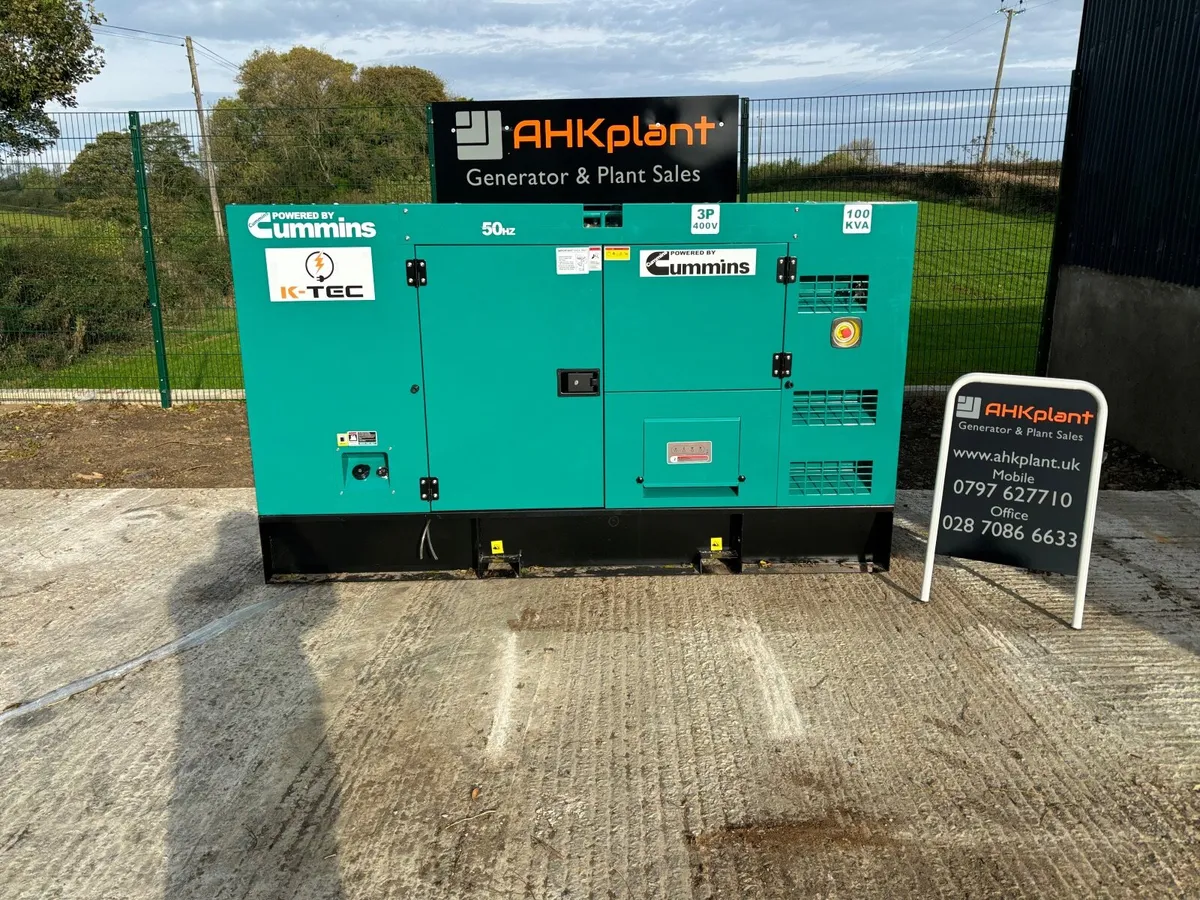Generator 100 KVA cummins eng MFD 2024 Autostart - Image 1