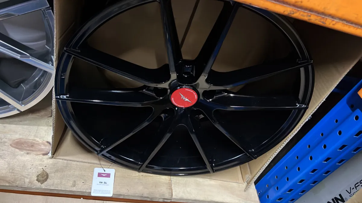 19” veemann 8.5 gloss black alloy & tyres
