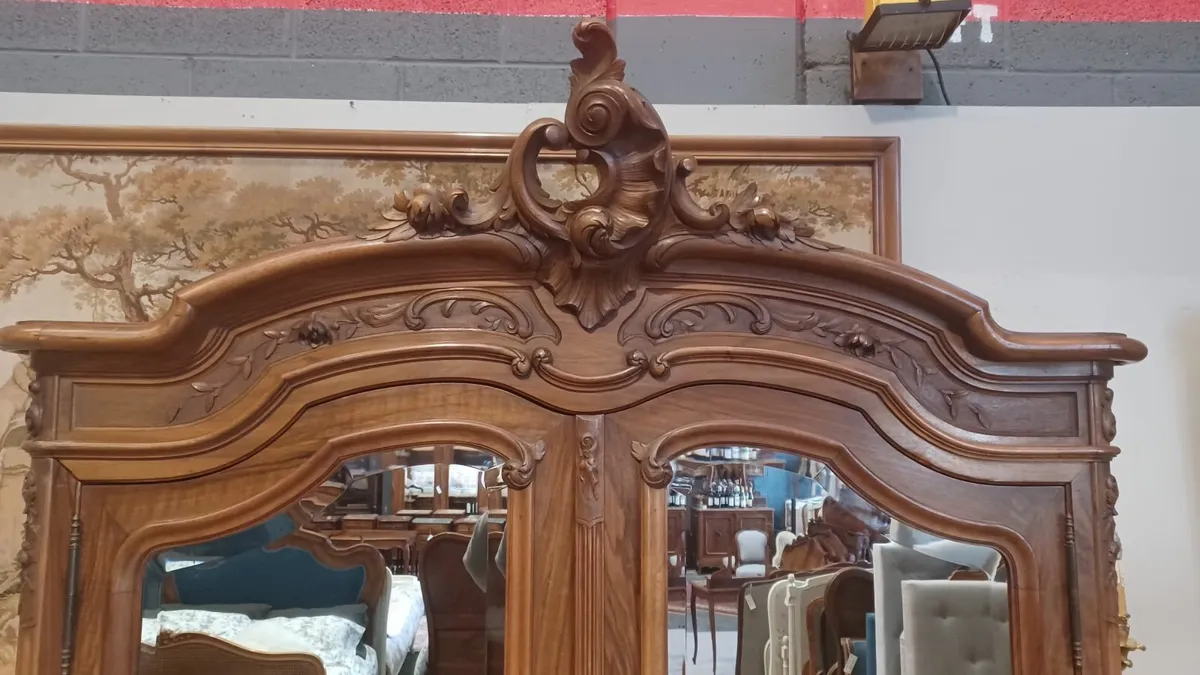 Antique french wardrobe Louis XV - Image 4