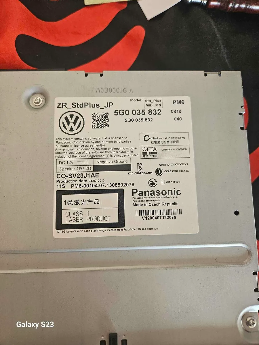 Volkswagen golf radio - Image 1