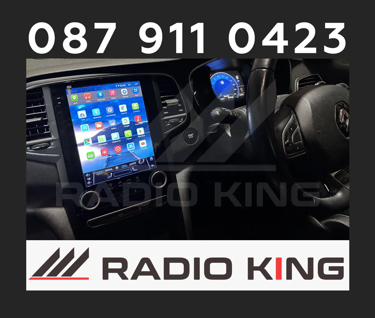 PREMIUM CARPLAY RENAULT MEGAN 4 ANDROID AUTO STERE - Image 2