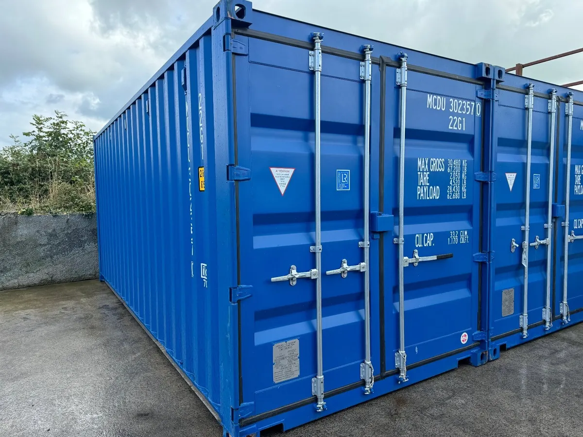 New 20ft x 8ft Shipping Storage Container - Image 1