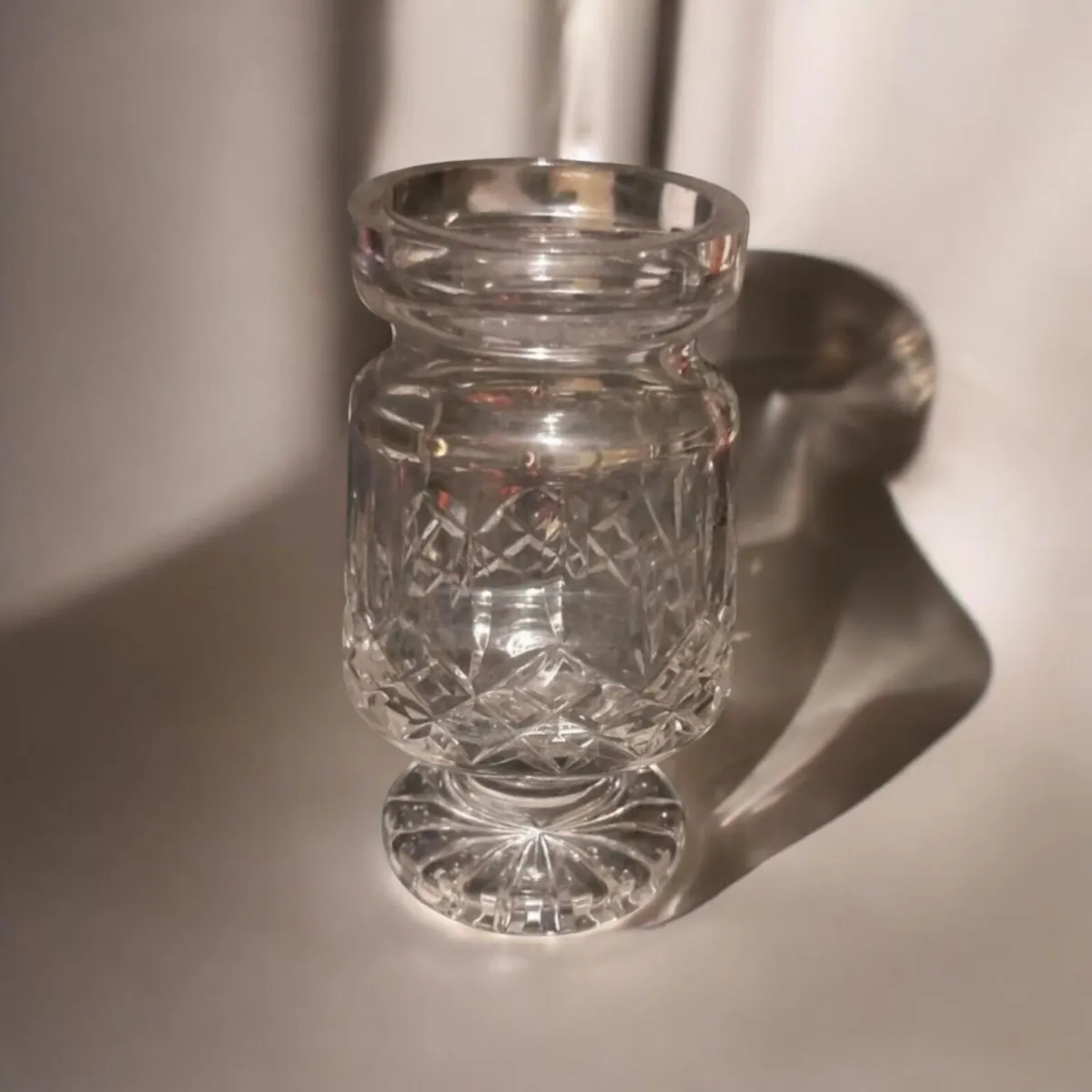 Waterford lismor footed vase jar - Image 1