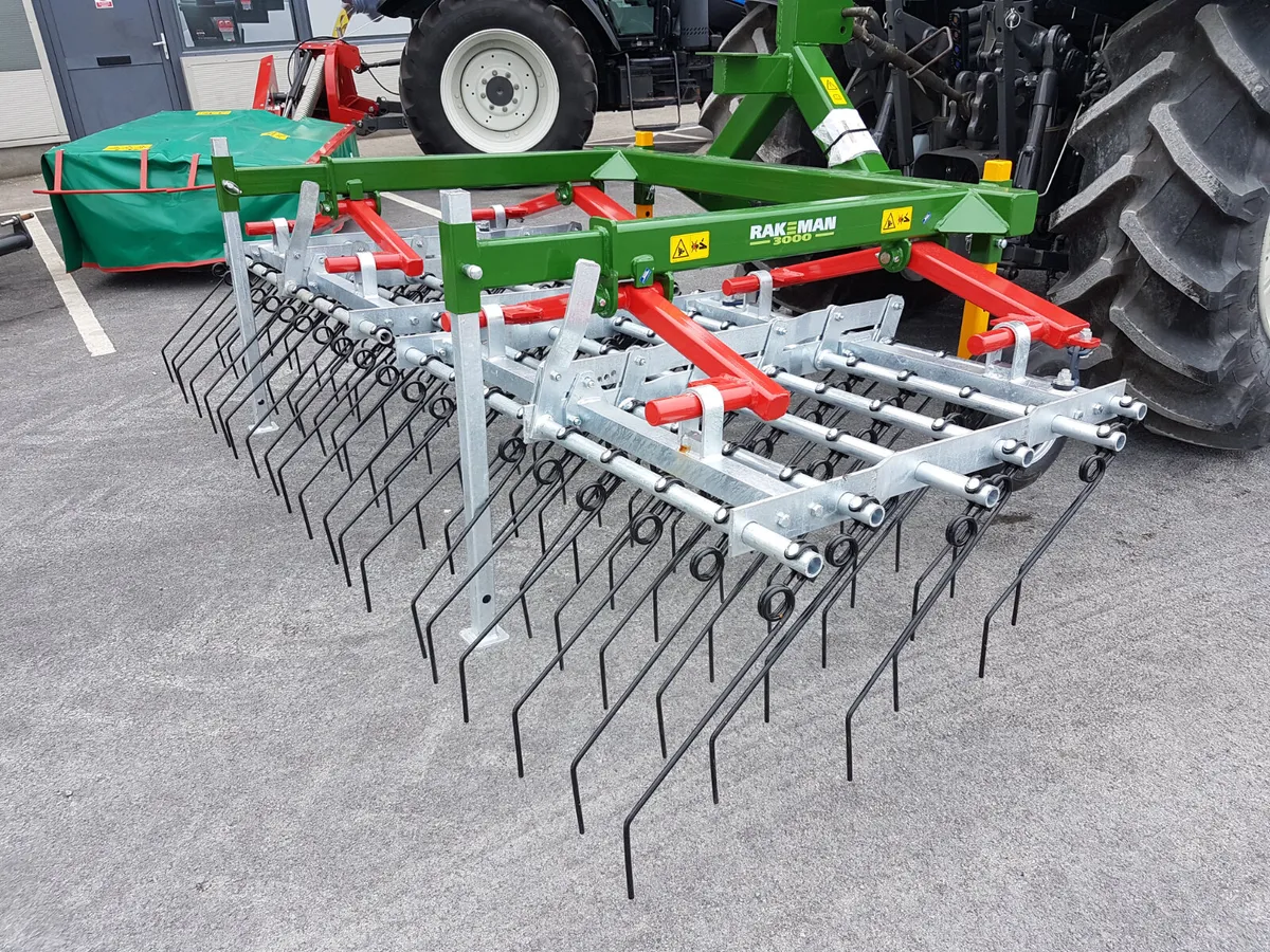 Rakeman 3m Grass Tine Harrow - TAMS Grant Approved - Image 1
