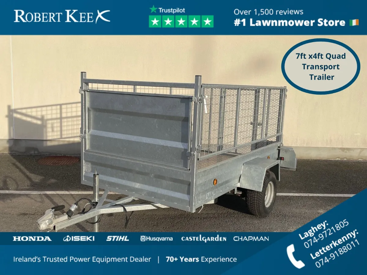 7ft x4ft Quad Transport Trailer - Image 1