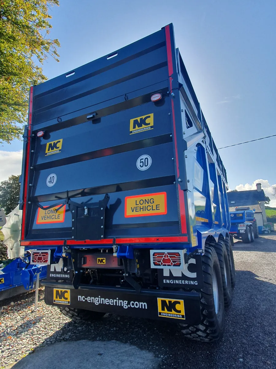 NC Engineering 24 Tonne Tri-Axle Silage Trailer - Image 2