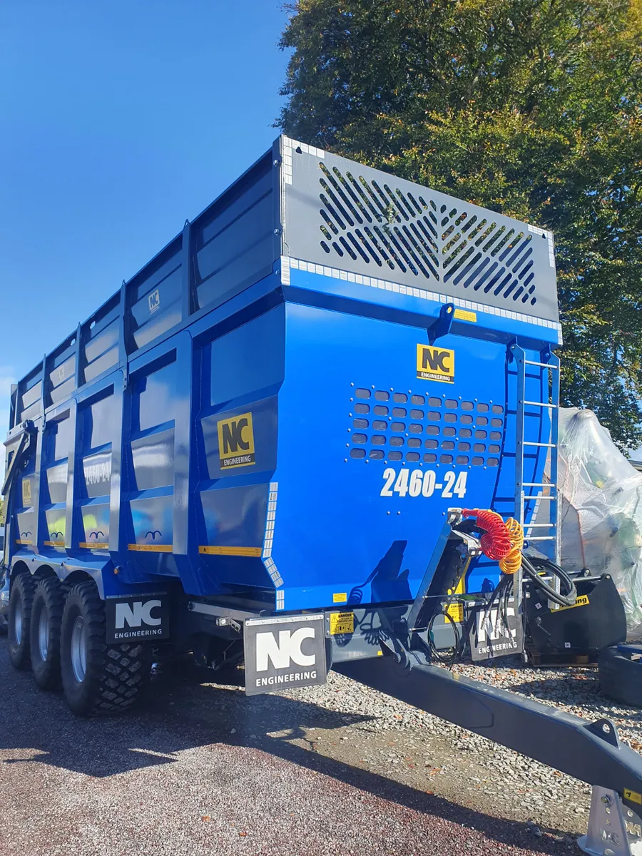NC Engineering 24 Tonne Tri-Axle Silage Trailer - Image 1