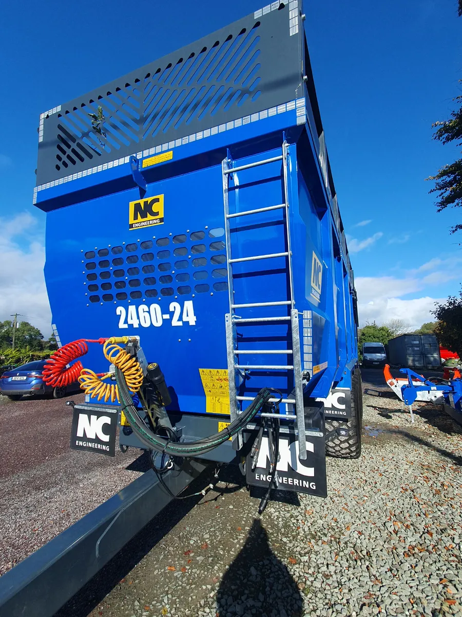 NC Engineering 24 Tonne Tri-Axle Silage Trailer - Image 4