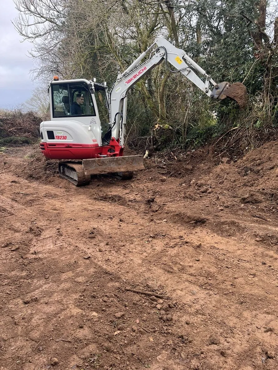 Mini digger for hire - Image 2