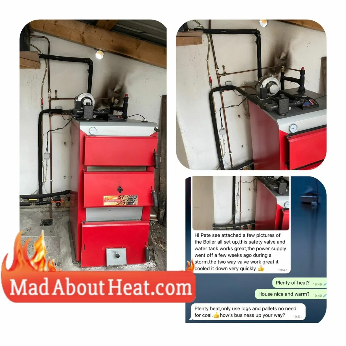 Biomass Heater, Solid Fuel Boiler, Use Wood - Image 3