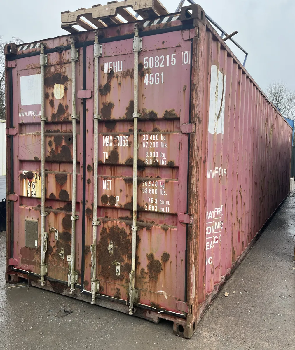 Ex-Hire 40ft Shipping Container - 508215/0 - Image 1