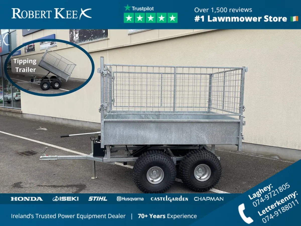 6ft x 4ft Quad Tipping Trailer - Image 1