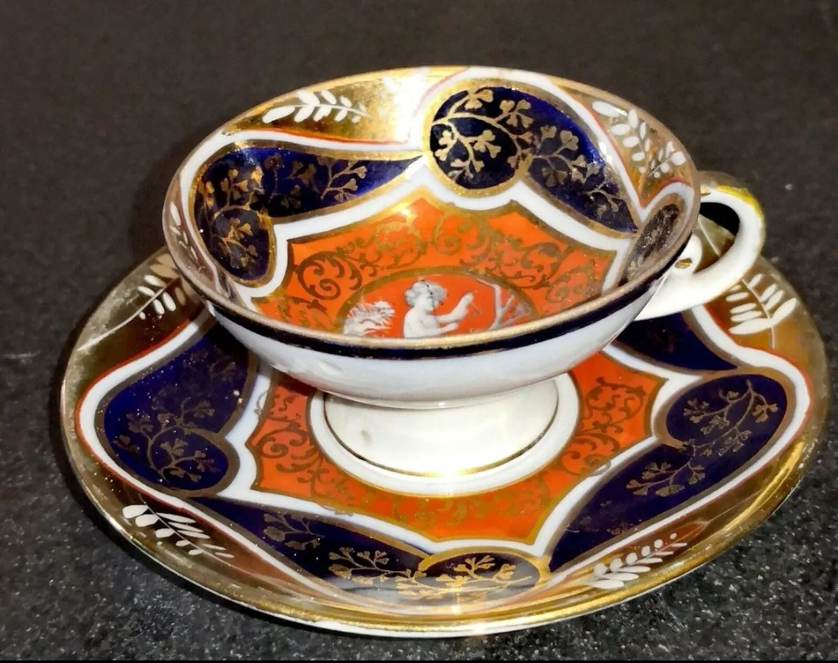 Ultra rare antique Alt Wien cup and saucer - Image 1