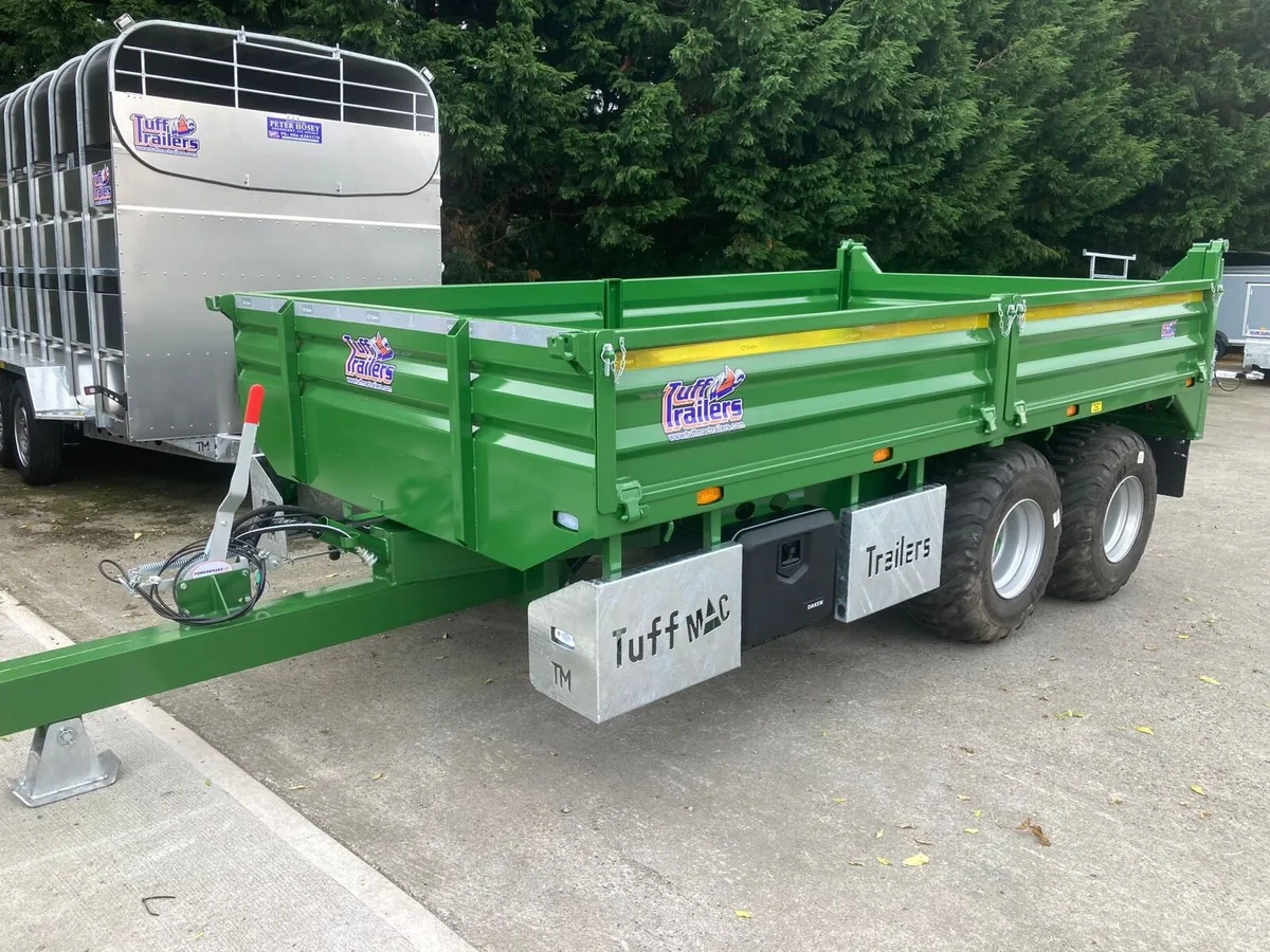 Tuffmac 14x8 tipping trailer - Image 1