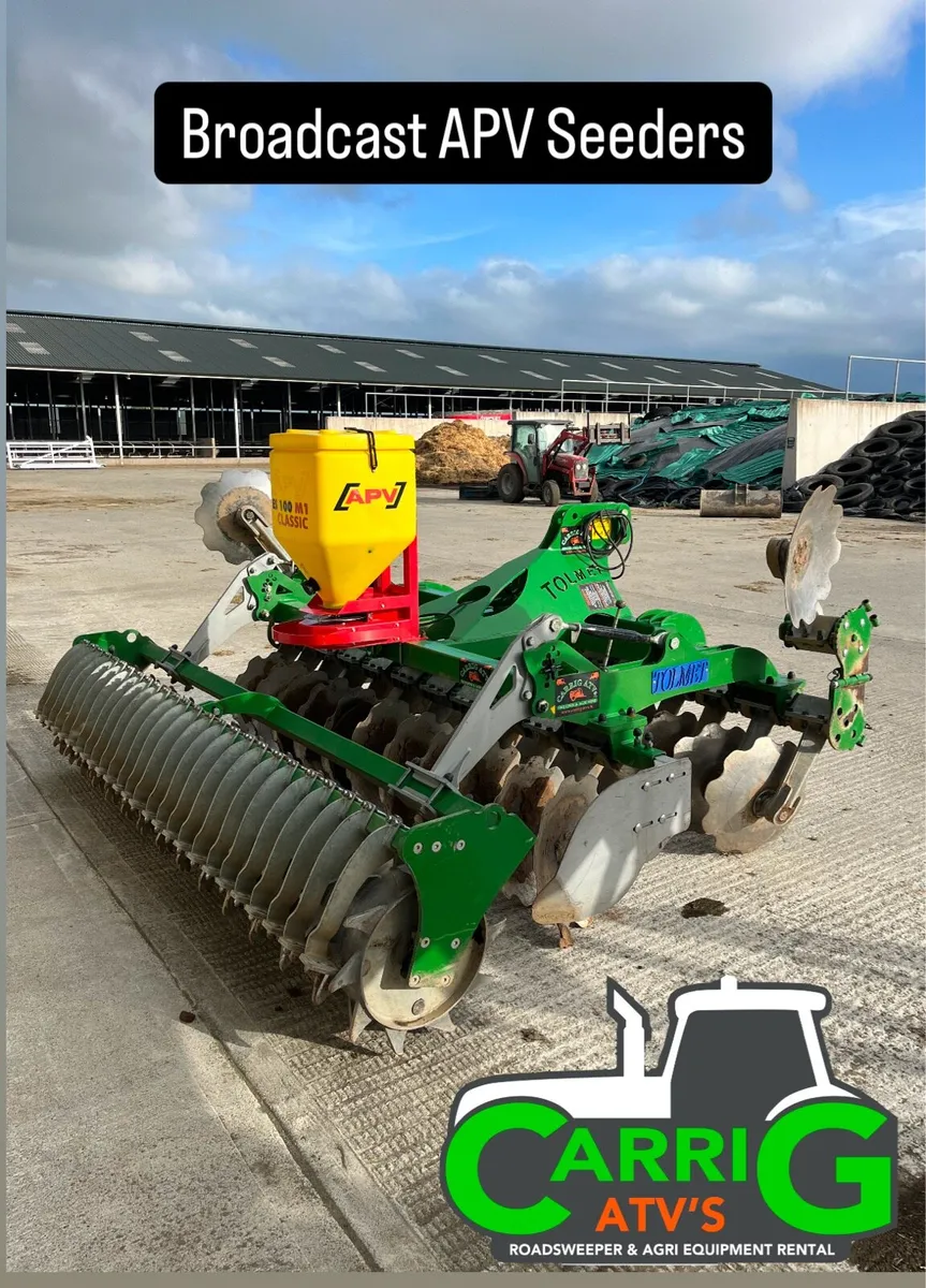 FOR HIRE - Disc Harrows with Seeders - Image 4