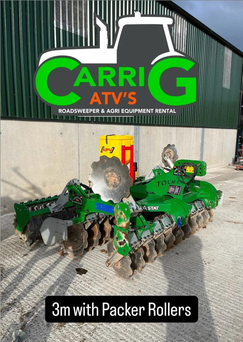FOR HIRE - Disc Harrows with Seeders - Image 3