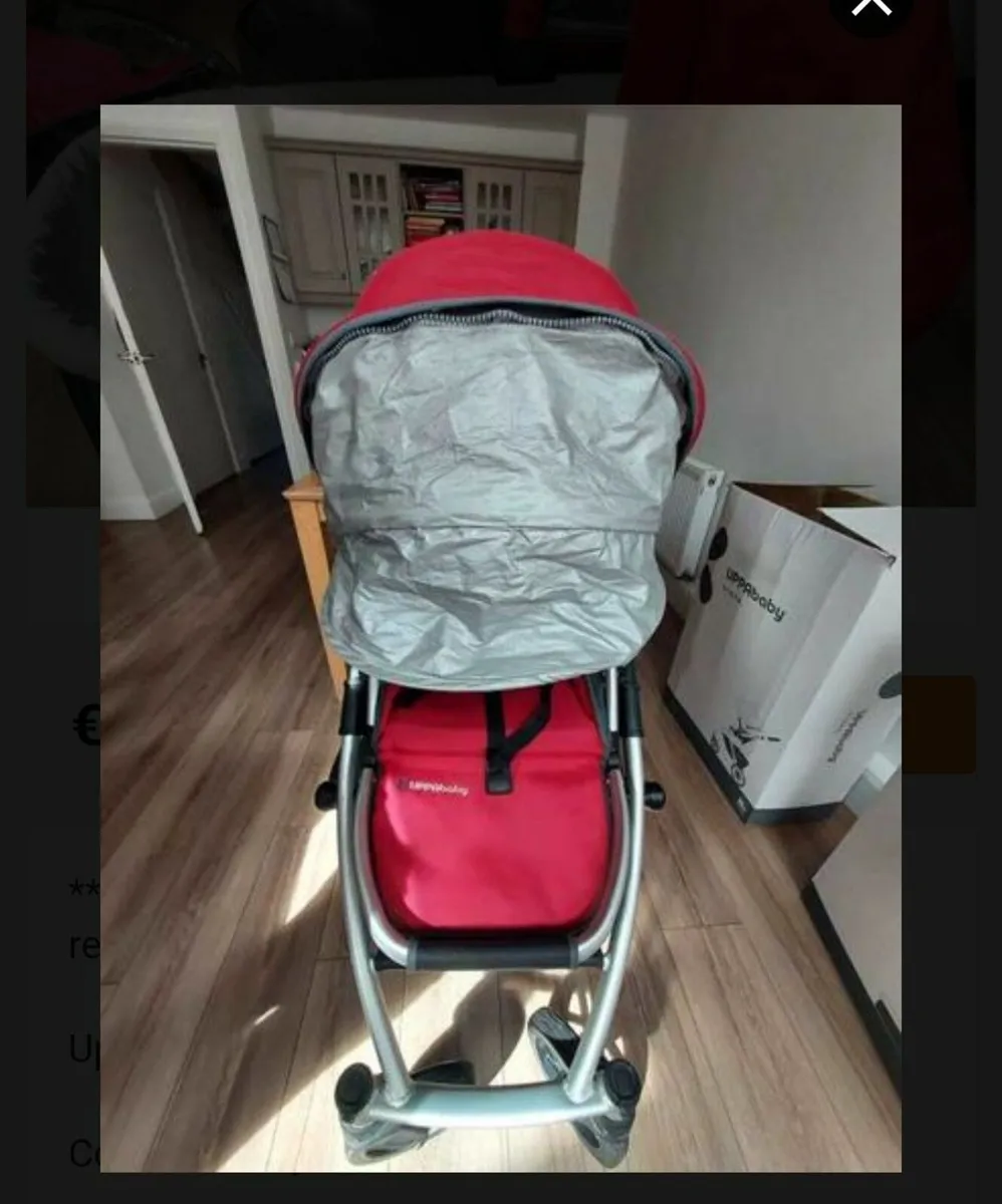 Uppababy Vista Bassinet and Buggy set - Image 2