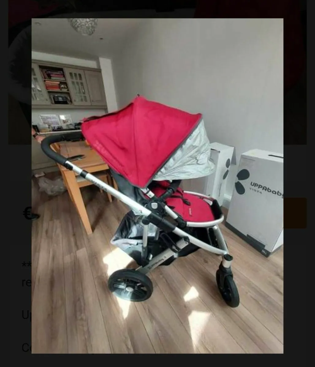 Uppababy Vista Bassinet and Buggy set - Image 1