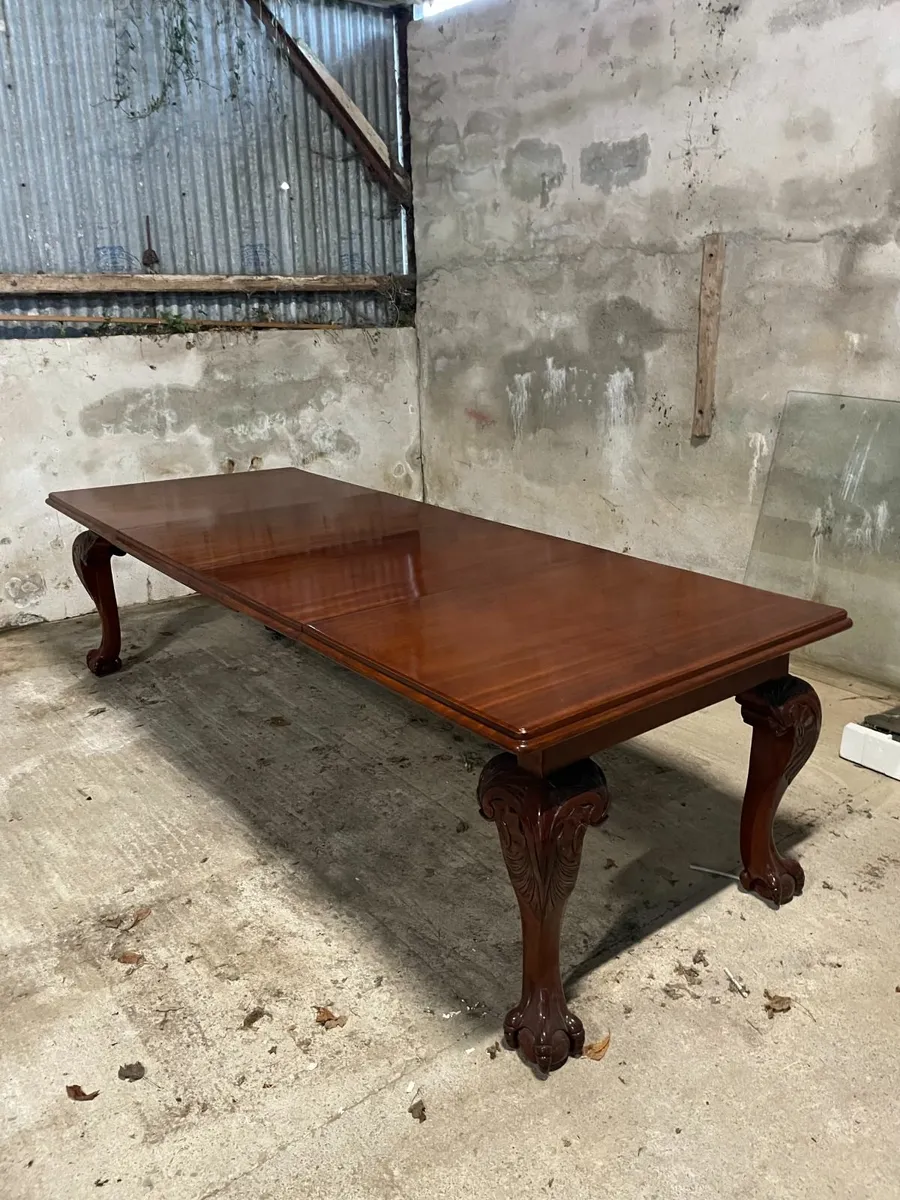 Antique Dining table and chairs - Image 1