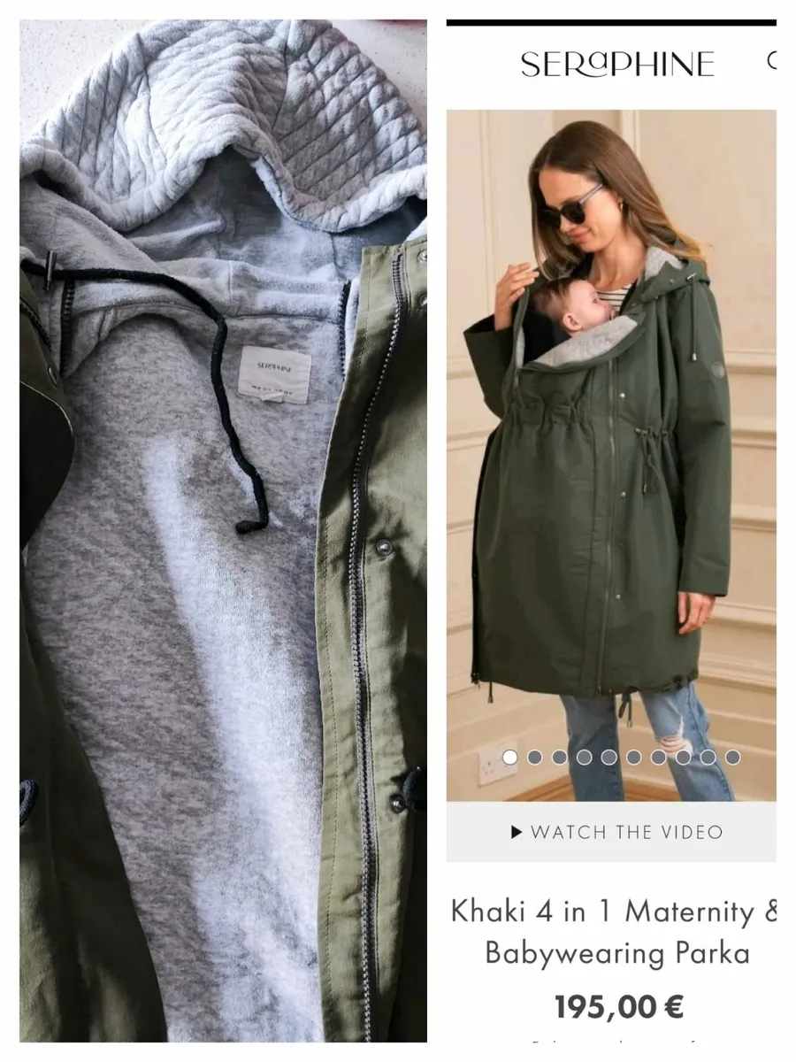 Babywearing 4 in 1 parka Seraphine