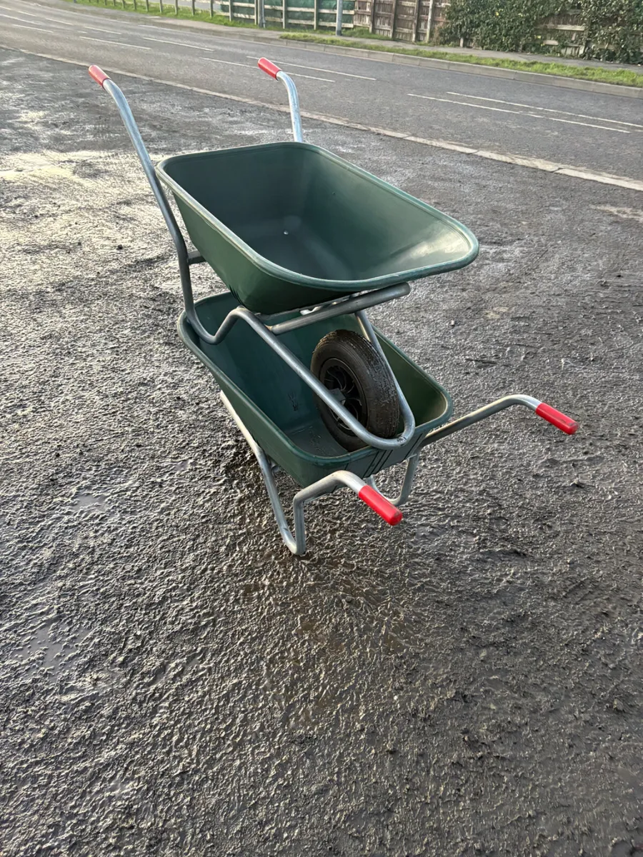 New plastic wheel barrows
